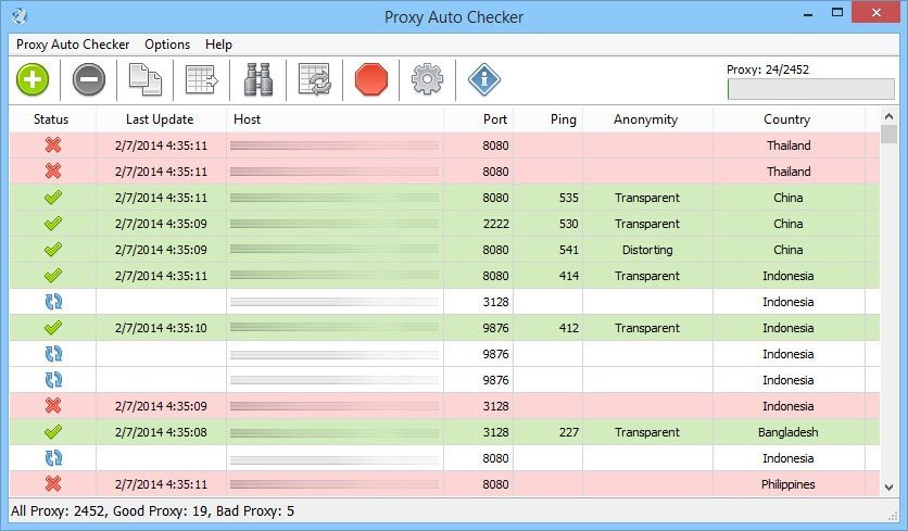 Advanced proxy checker v1.0