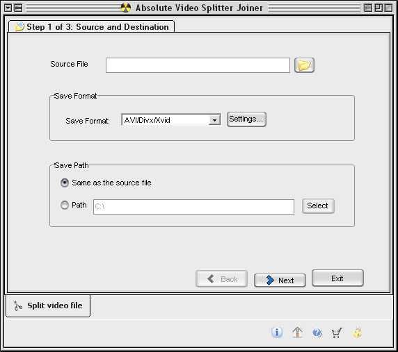 DOWNLOAD ABSOLUTE VIDEO SPLITTER JOINER download absolute video splitter joiner: