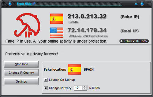 hide ip freeware