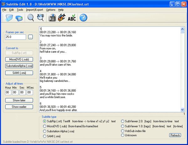 Subtitle Edit 4.0.1 instal the last version for ipod