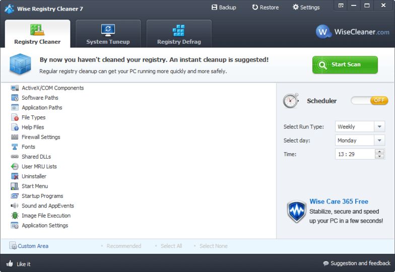 Download Wise Registry Cleaner V9 45 freeware AfterDawn Software 