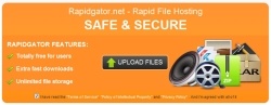 RapidGator offline gezet door webhoster