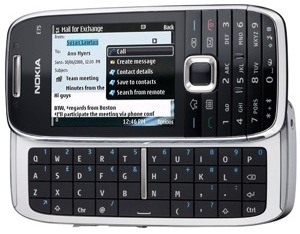 Videokuvaa Nokia E75 -k�nnyk�st�