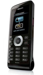 Philipsin Xenium X520 -puhelimelle lis�virtaa AAA-paristosta
