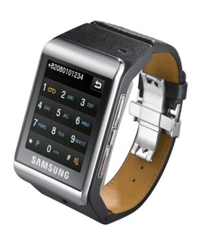 Samsungilta tyylik�s S9110-rannekellopuhelin