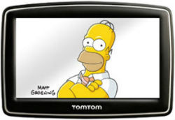 Marge og Mr. Burns fra The Simpsons f�s nu til TomTom