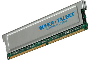 Super Talent Unbuffered Non-ECC DDR 433 Mhz 1GB OC