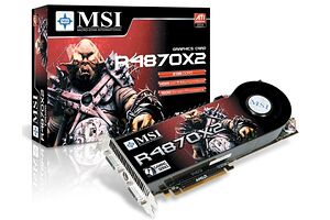 MSI Radeon HD 4870 X2 OC 2GB GDDR5